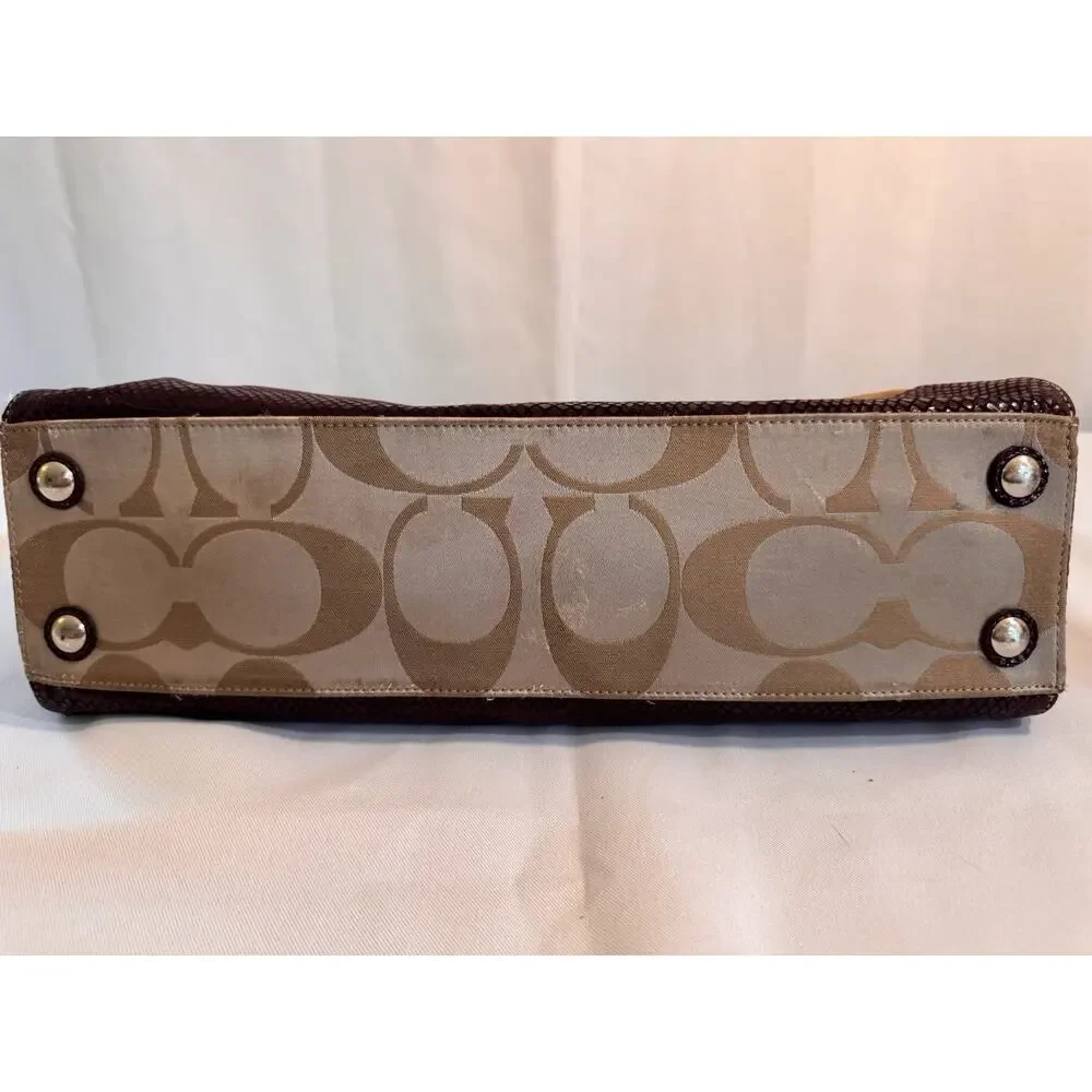 Coach Park Signature Carry All F20353 (2012) Rare Restored And Ready For Fall